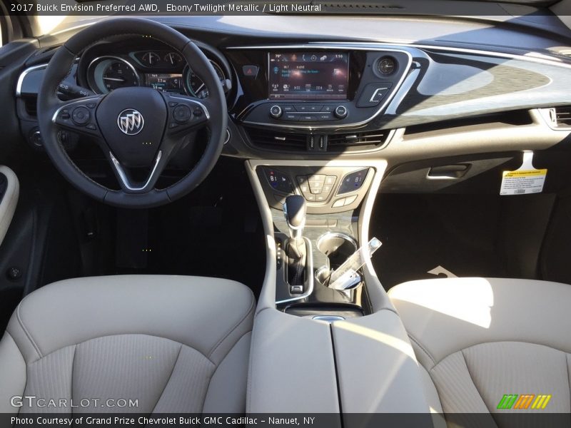 Ebony Twilight Metallic / Light Neutral 2017 Buick Envision Preferred AWD