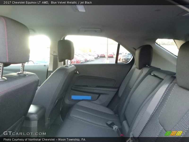 Blue Velvet Metallic / Jet Black 2017 Chevrolet Equinox LT AWD