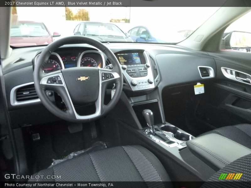 Blue Velvet Metallic / Jet Black 2017 Chevrolet Equinox LT AWD
