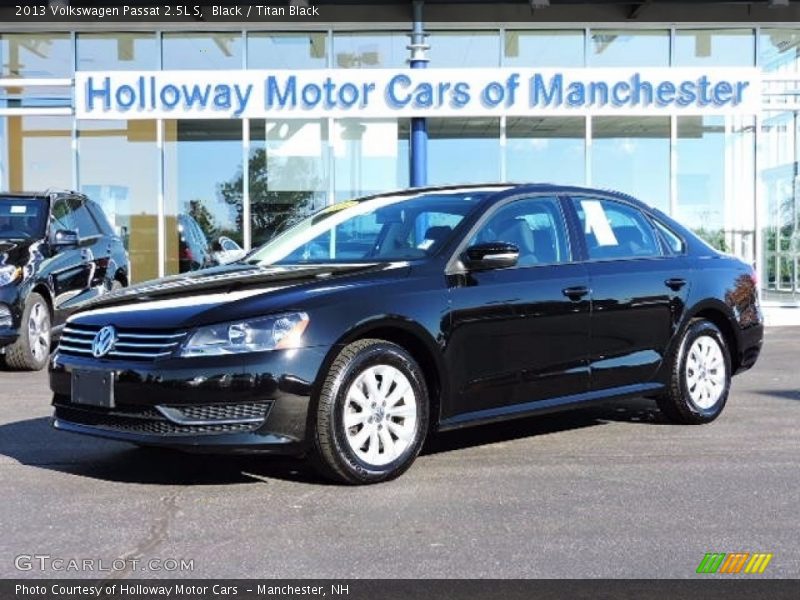 Black / Titan Black 2013 Volkswagen Passat 2.5L S