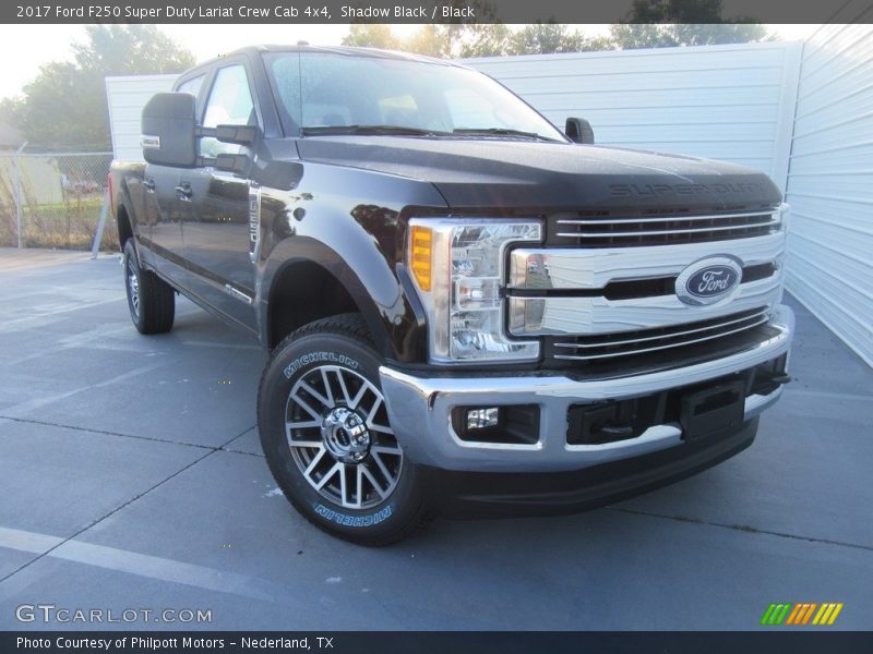 Shadow Black / Black 2017 Ford F250 Super Duty Lariat Crew Cab 4x4
