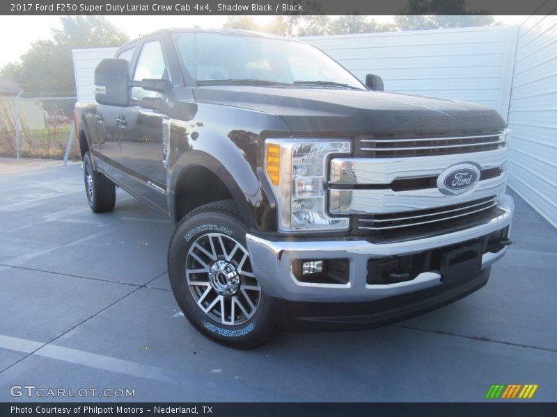 Shadow Black / Black 2017 Ford F250 Super Duty Lariat Crew Cab 4x4
