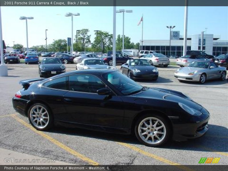 Black / Black 2001 Porsche 911 Carrera 4 Coupe