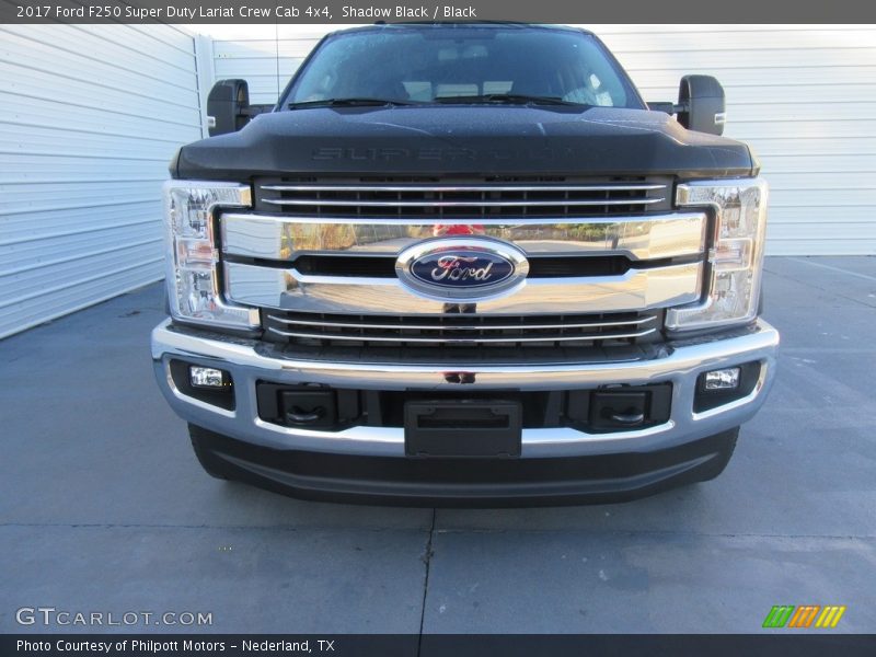 Shadow Black / Black 2017 Ford F250 Super Duty Lariat Crew Cab 4x4