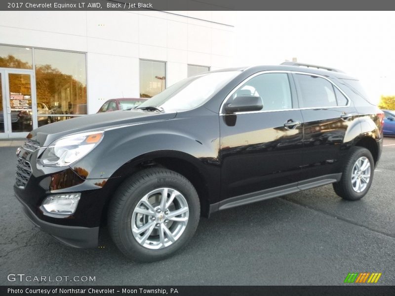 Black / Jet Black 2017 Chevrolet Equinox LT AWD