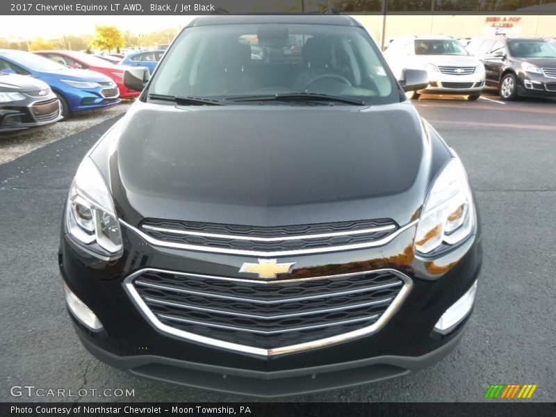 Black / Jet Black 2017 Chevrolet Equinox LT AWD
