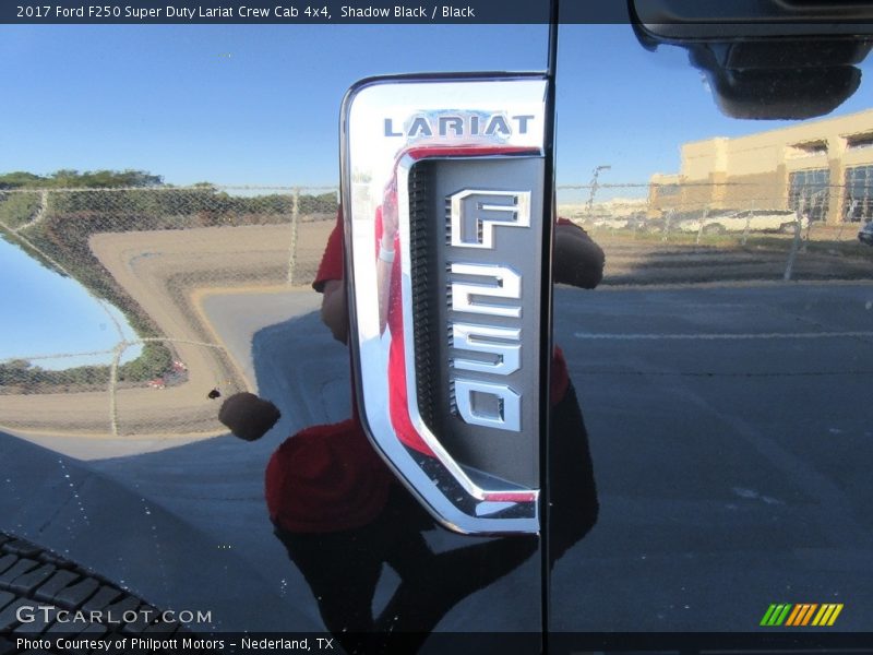 Shadow Black / Black 2017 Ford F250 Super Duty Lariat Crew Cab 4x4