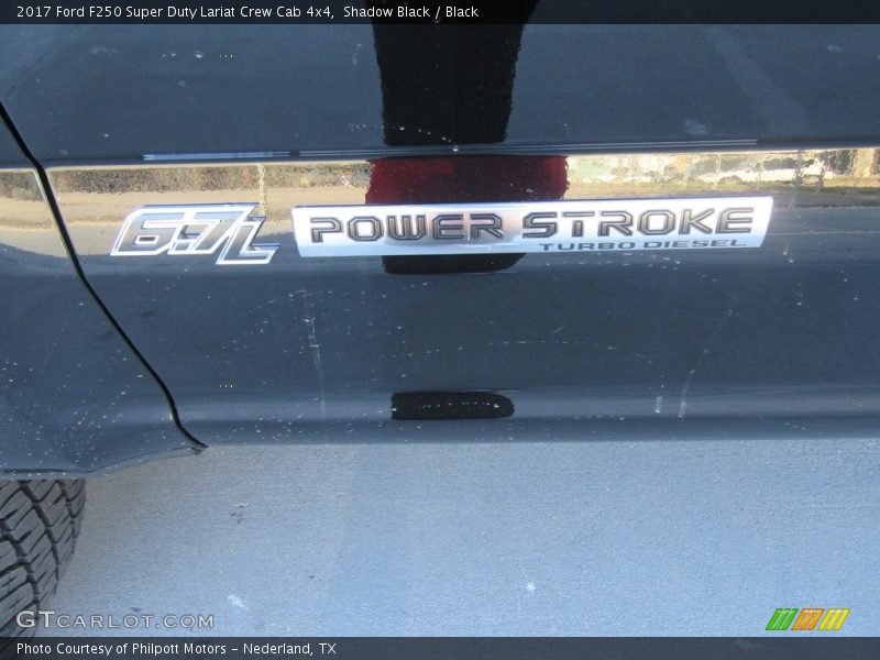 Shadow Black / Black 2017 Ford F250 Super Duty Lariat Crew Cab 4x4