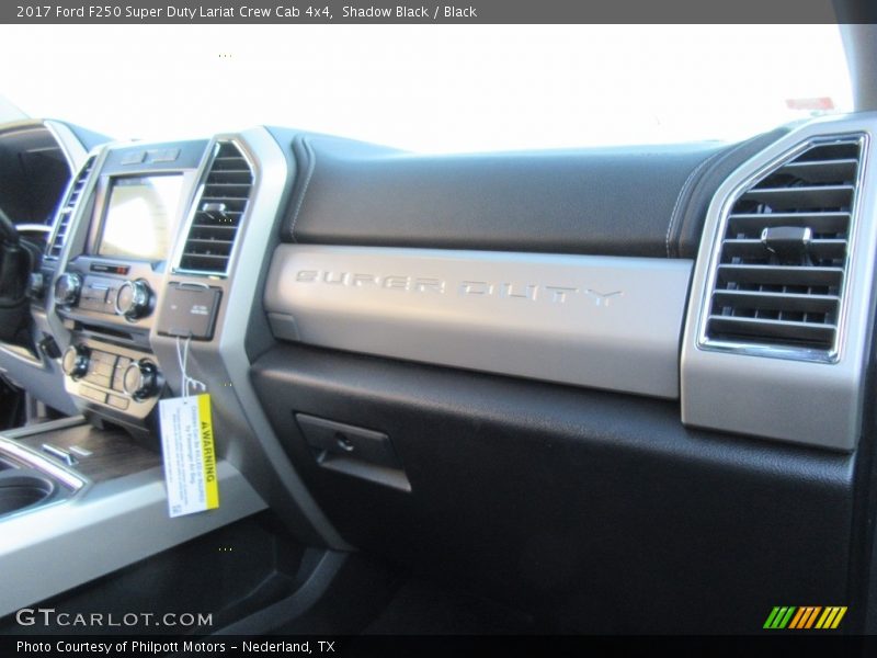 Shadow Black / Black 2017 Ford F250 Super Duty Lariat Crew Cab 4x4