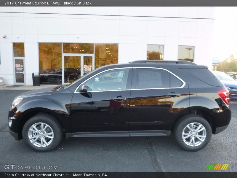 Black / Jet Black 2017 Chevrolet Equinox LT AWD