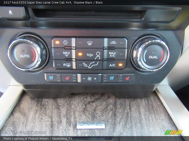 Shadow Black / Black 2017 Ford F250 Super Duty Lariat Crew Cab 4x4