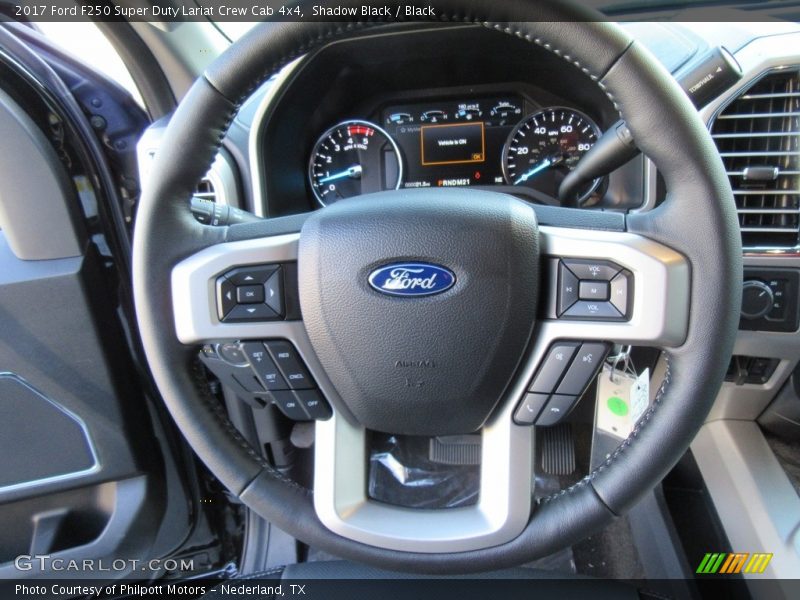 Shadow Black / Black 2017 Ford F250 Super Duty Lariat Crew Cab 4x4