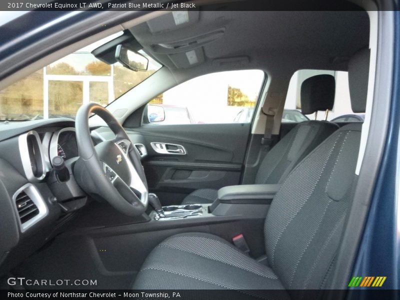 Patriot Blue Metallic / Jet Black 2017 Chevrolet Equinox LT AWD