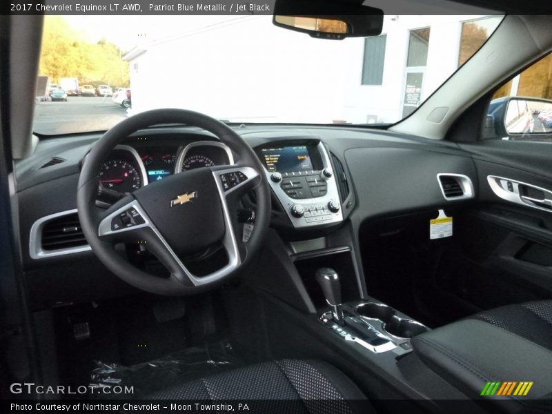 Patriot Blue Metallic / Jet Black 2017 Chevrolet Equinox LT AWD