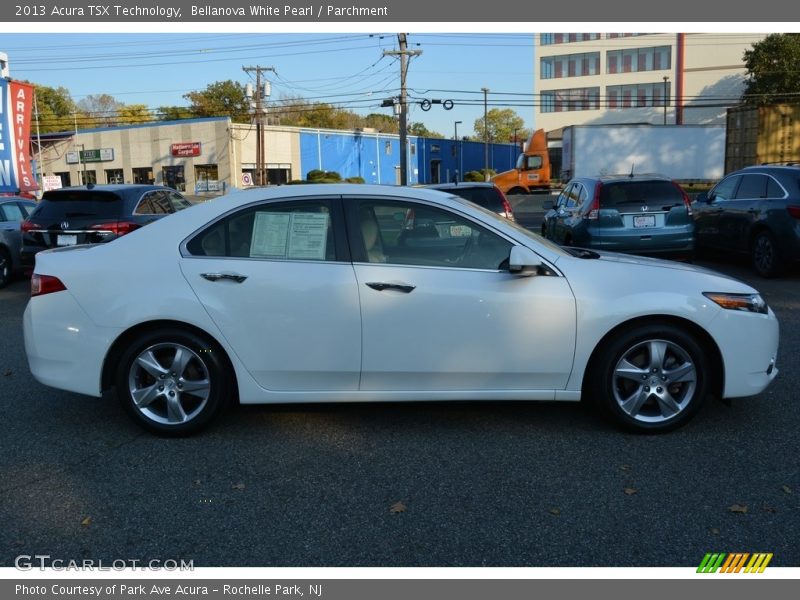 Bellanova White Pearl / Parchment 2013 Acura TSX Technology