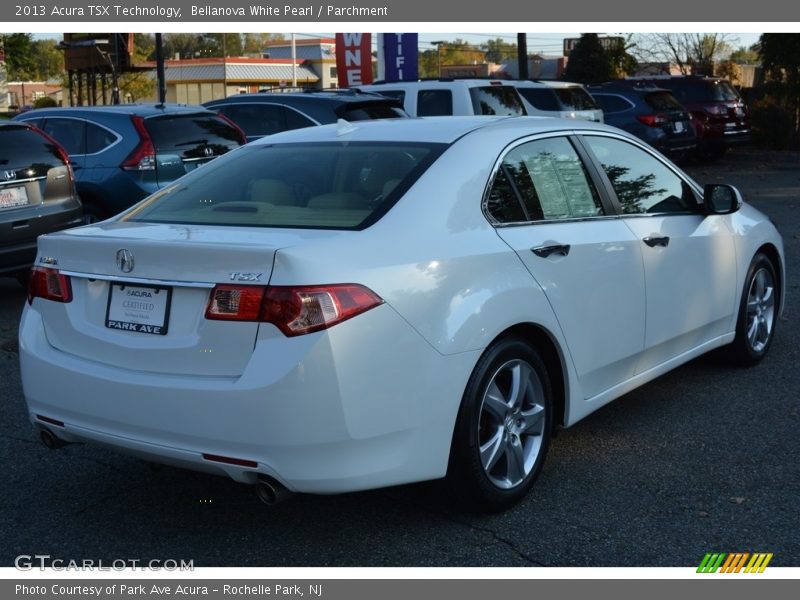 Bellanova White Pearl / Parchment 2013 Acura TSX Technology