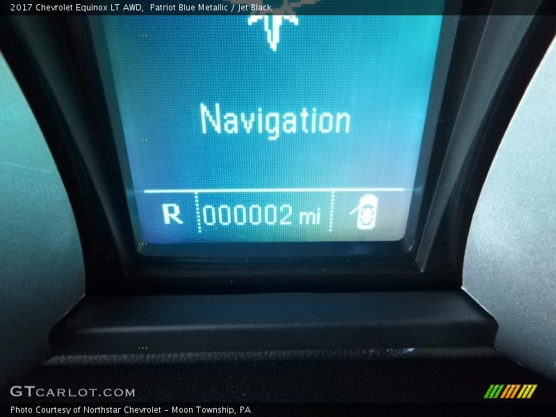 Patriot Blue Metallic / Jet Black 2017 Chevrolet Equinox LT AWD