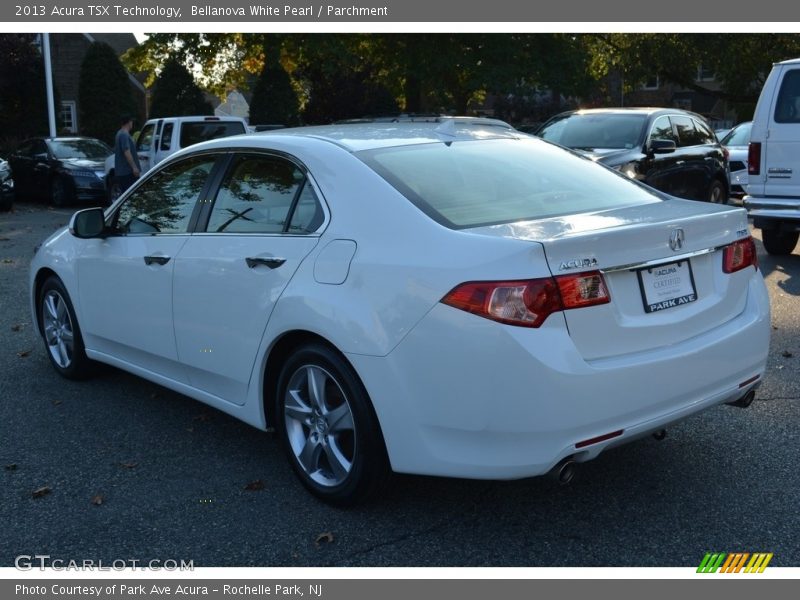 Bellanova White Pearl / Parchment 2013 Acura TSX Technology