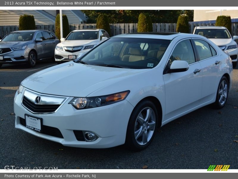 Bellanova White Pearl / Parchment 2013 Acura TSX Technology