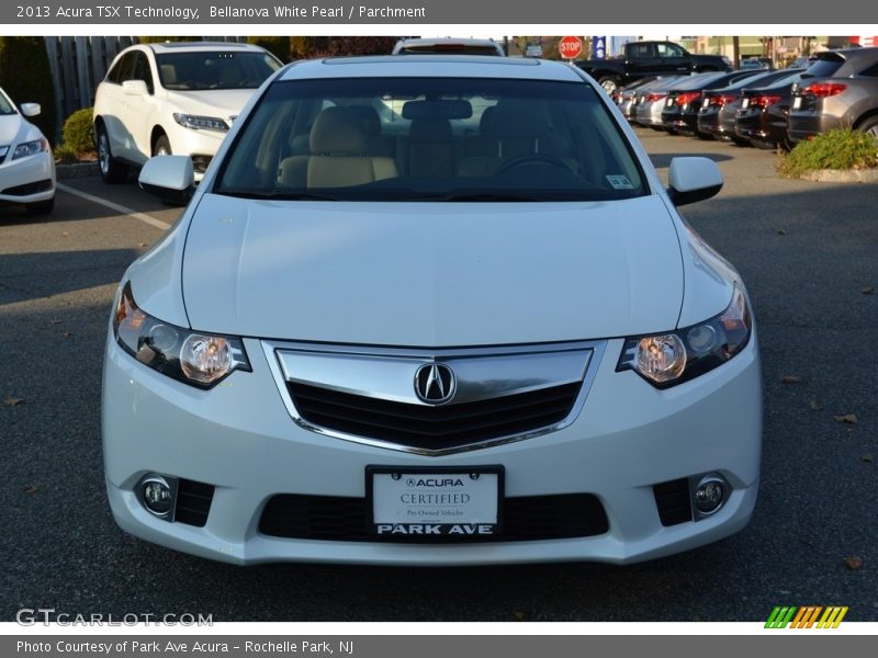 Bellanova White Pearl / Parchment 2013 Acura TSX Technology
