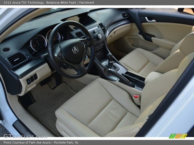 Bellanova White Pearl / Parchment 2013 Acura TSX Technology