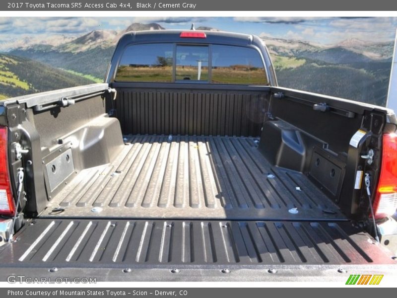 Black / Cement Gray 2017 Toyota Tacoma SR5 Access Cab 4x4