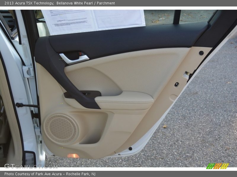 Bellanova White Pearl / Parchment 2013 Acura TSX Technology