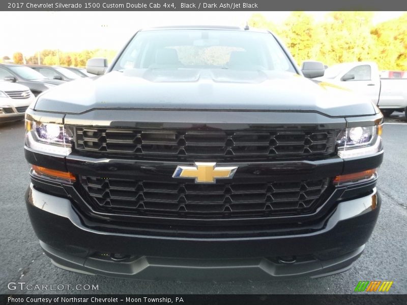 Black / Dark Ash/Jet Black 2017 Chevrolet Silverado 1500 Custom Double Cab 4x4