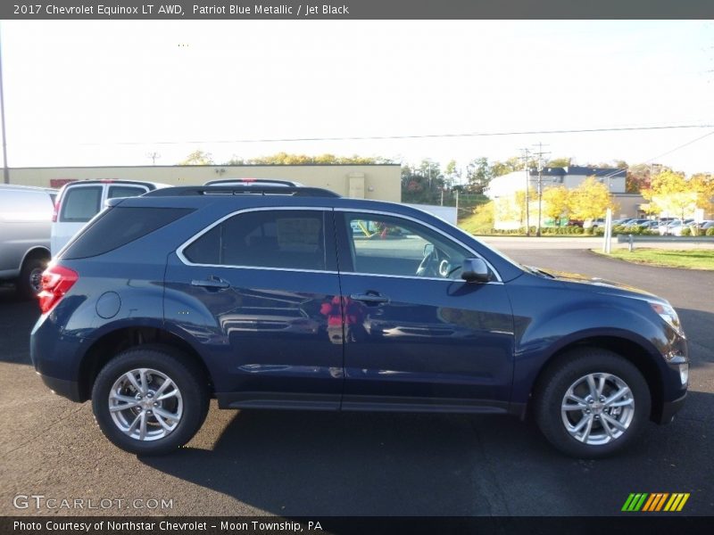 Patriot Blue Metallic / Jet Black 2017 Chevrolet Equinox LT AWD