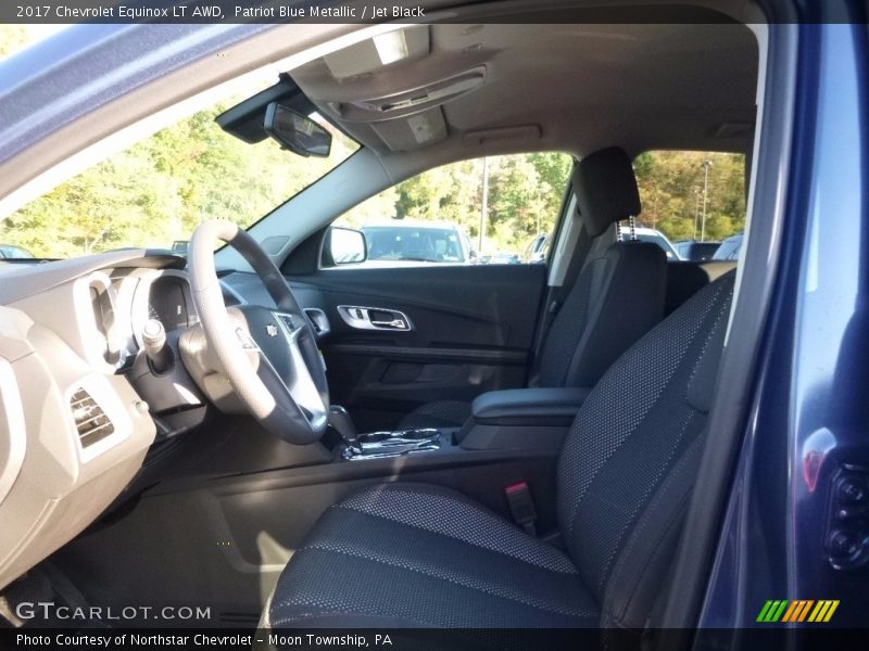 Patriot Blue Metallic / Jet Black 2017 Chevrolet Equinox LT AWD