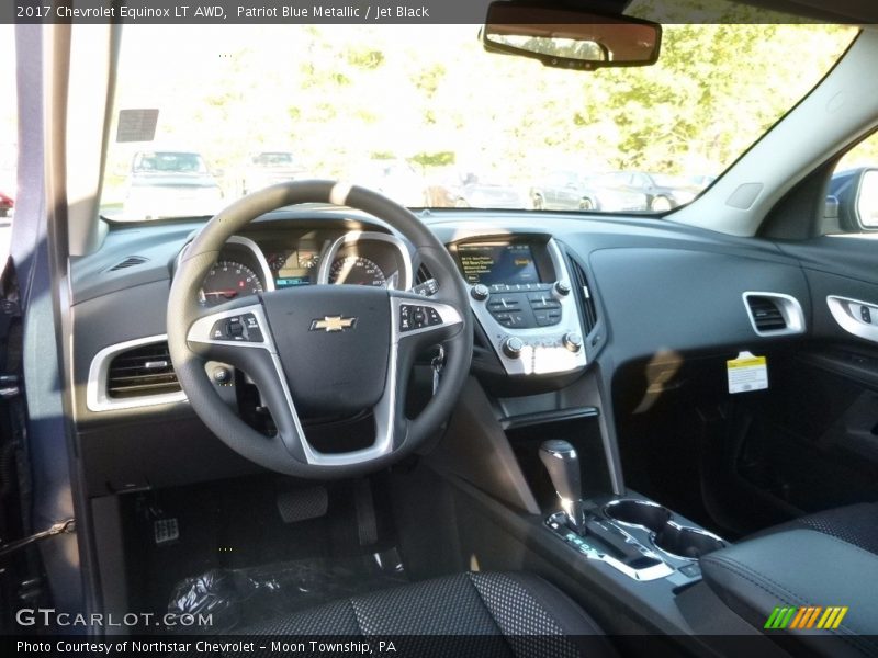 Patriot Blue Metallic / Jet Black 2017 Chevrolet Equinox LT AWD