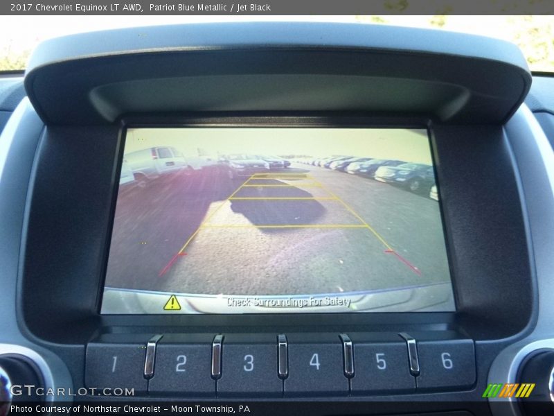 Patriot Blue Metallic / Jet Black 2017 Chevrolet Equinox LT AWD