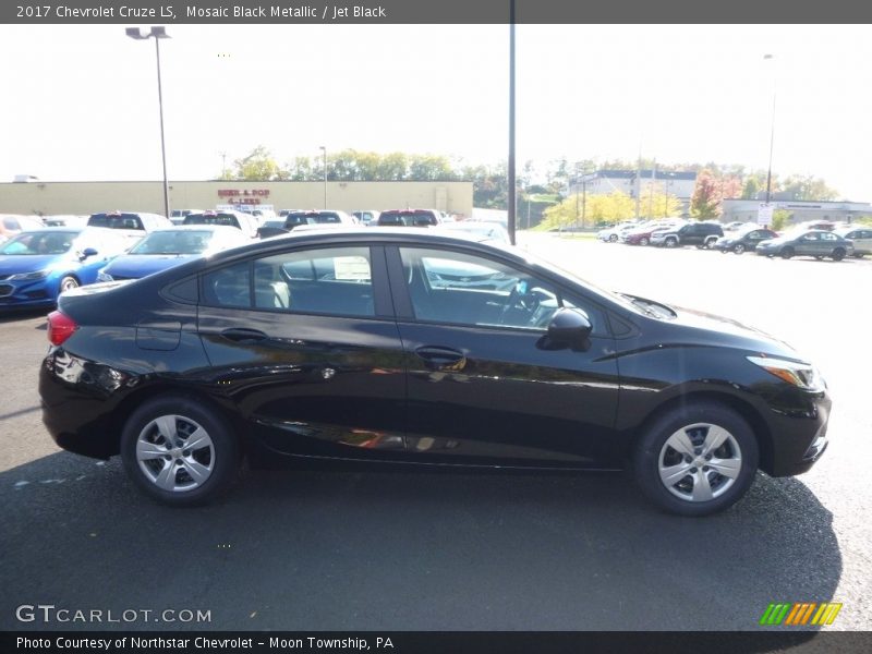 Mosaic Black Metallic / Jet Black 2017 Chevrolet Cruze LS