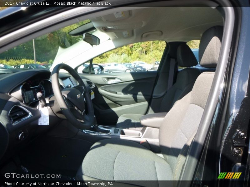 Mosaic Black Metallic / Jet Black 2017 Chevrolet Cruze LS