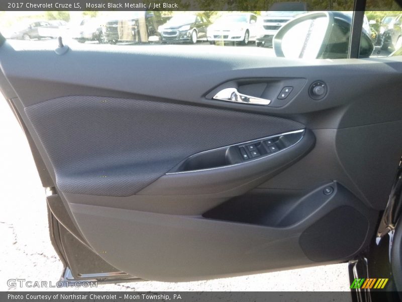 Mosaic Black Metallic / Jet Black 2017 Chevrolet Cruze LS