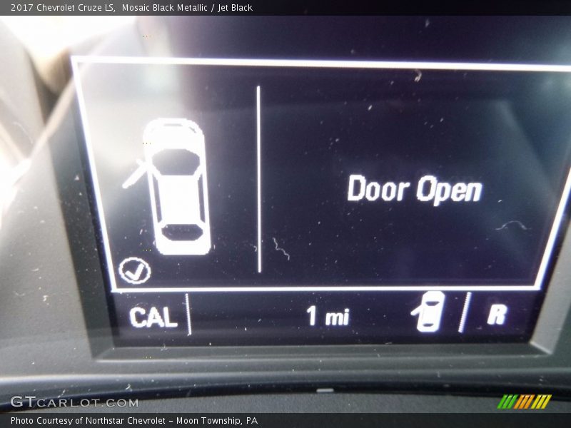 Mosaic Black Metallic / Jet Black 2017 Chevrolet Cruze LS