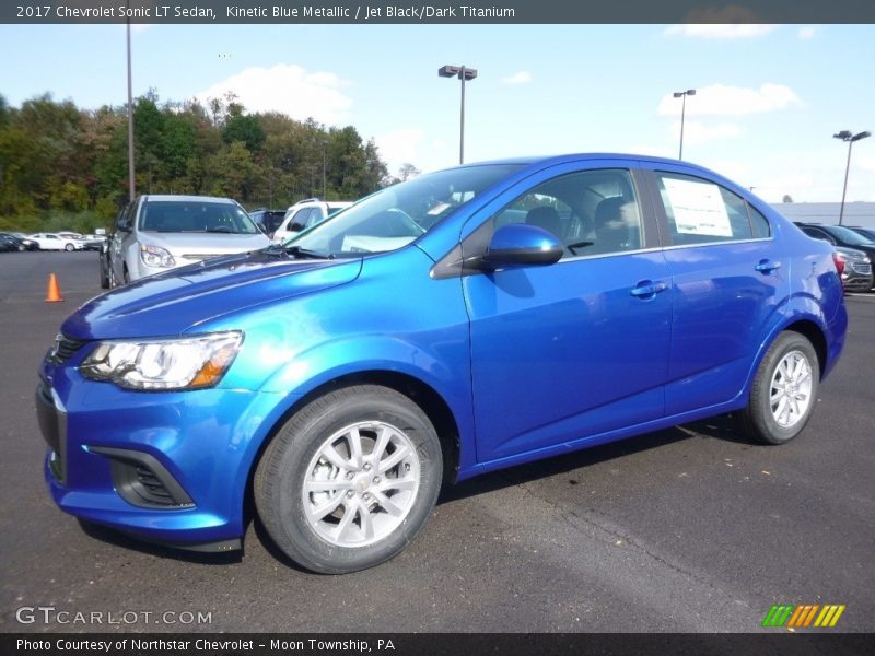 Kinetic Blue Metallic / Jet Black/Dark Titanium 2017 Chevrolet Sonic LT Sedan