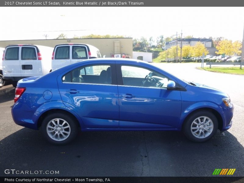 Kinetic Blue Metallic / Jet Black/Dark Titanium 2017 Chevrolet Sonic LT Sedan
