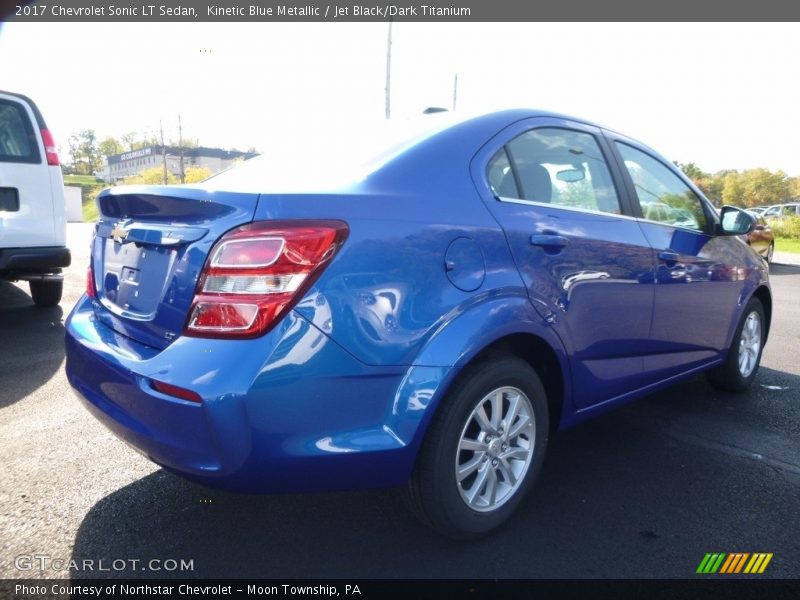 Kinetic Blue Metallic / Jet Black/Dark Titanium 2017 Chevrolet Sonic LT Sedan