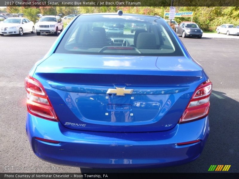 Kinetic Blue Metallic / Jet Black/Dark Titanium 2017 Chevrolet Sonic LT Sedan