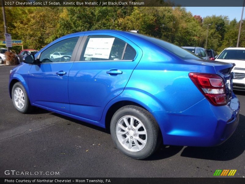 Kinetic Blue Metallic / Jet Black/Dark Titanium 2017 Chevrolet Sonic LT Sedan