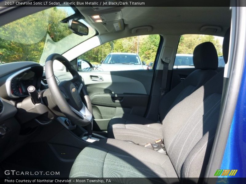 Kinetic Blue Metallic / Jet Black/Dark Titanium 2017 Chevrolet Sonic LT Sedan