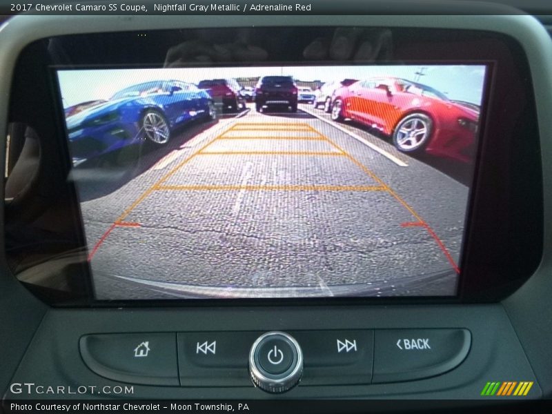 Nightfall Gray Metallic / Adrenaline Red 2017 Chevrolet Camaro SS Coupe