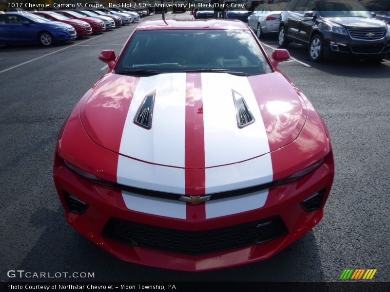 Red Hot / 50th Anniversary Jet Black/Dark Gray 2017 Chevrolet Camaro SS Coupe
