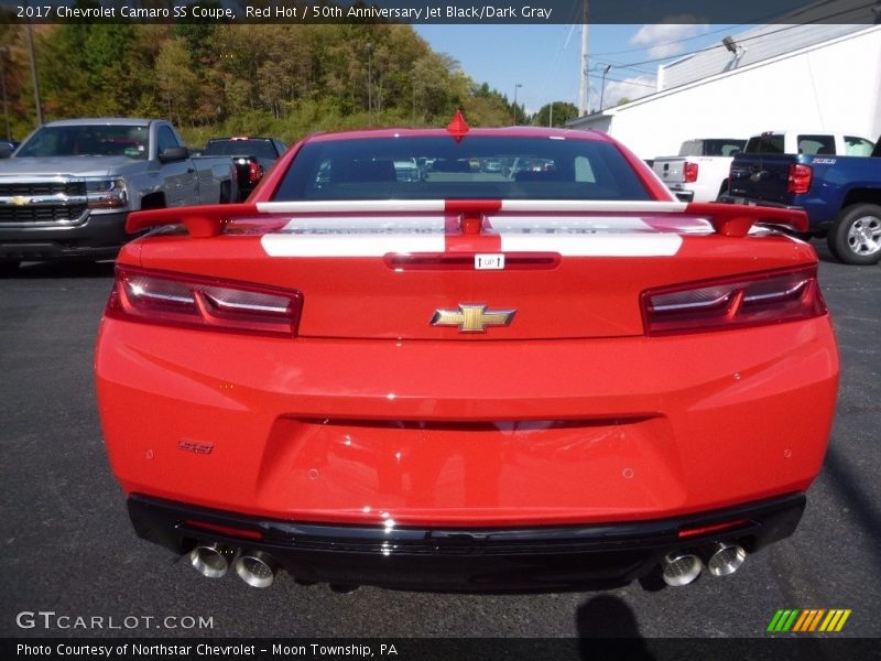Red Hot / 50th Anniversary Jet Black/Dark Gray 2017 Chevrolet Camaro SS Coupe