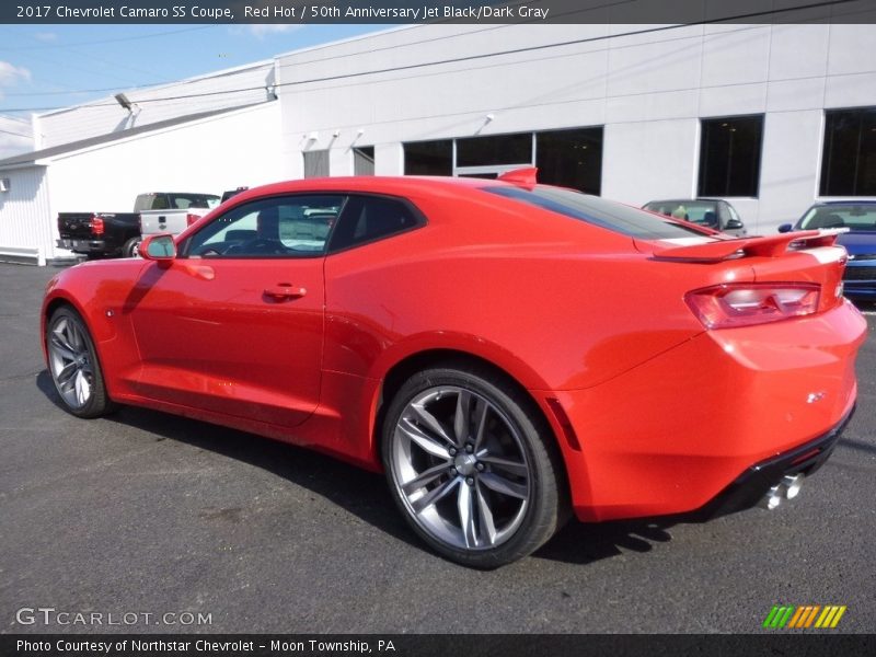 Red Hot / 50th Anniversary Jet Black/Dark Gray 2017 Chevrolet Camaro SS Coupe