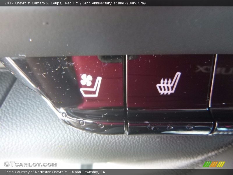 Red Hot / 50th Anniversary Jet Black/Dark Gray 2017 Chevrolet Camaro SS Coupe
