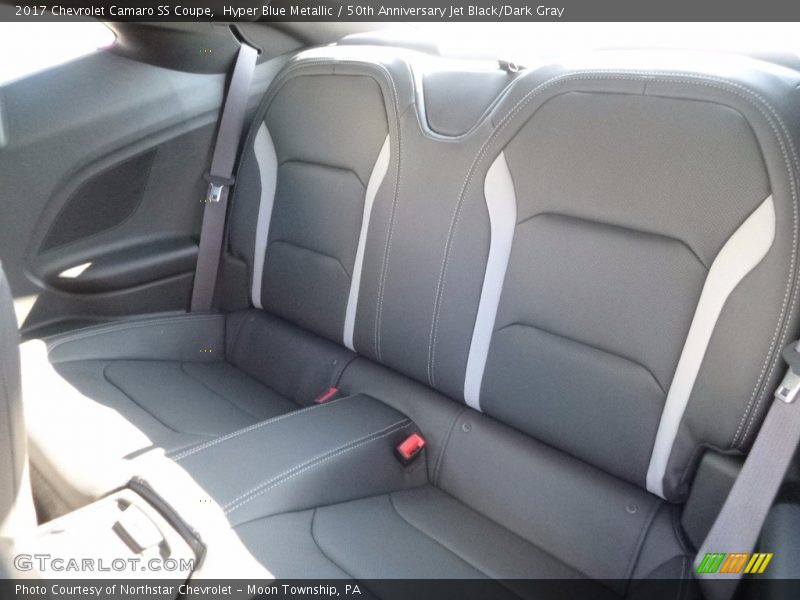 Hyper Blue Metallic / 50th Anniversary Jet Black/Dark Gray 2017 Chevrolet Camaro SS Coupe