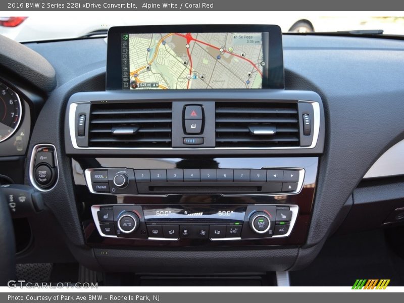 Alpine White / Coral Red 2016 BMW 2 Series 228i xDrive Convertible