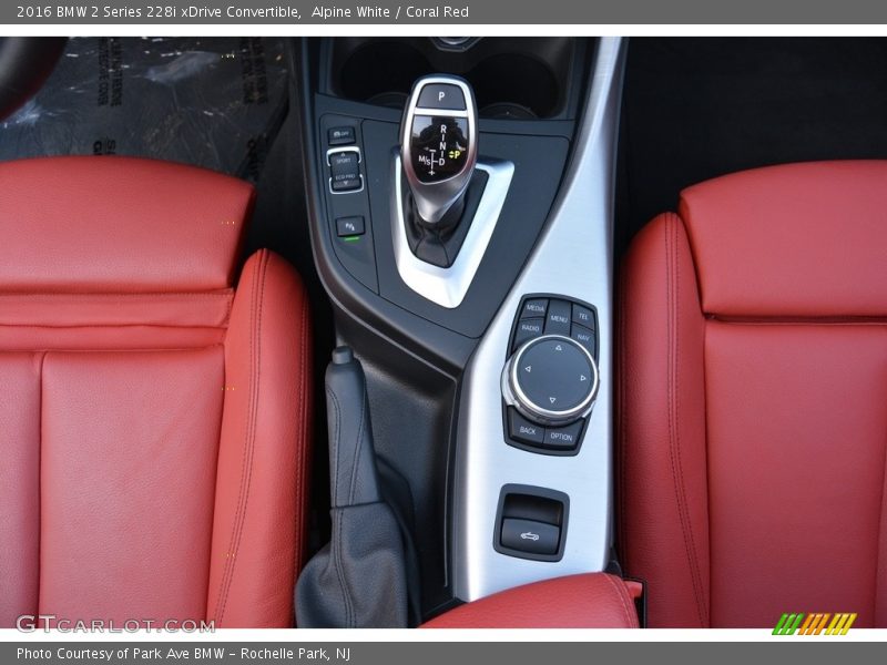 Alpine White / Coral Red 2016 BMW 2 Series 228i xDrive Convertible